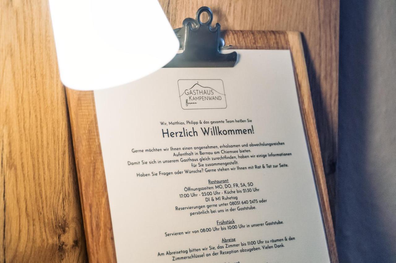 Gasthaus Kampenwand Bernau بيرناو ام شيمسي المظهر الخارجي الصورة